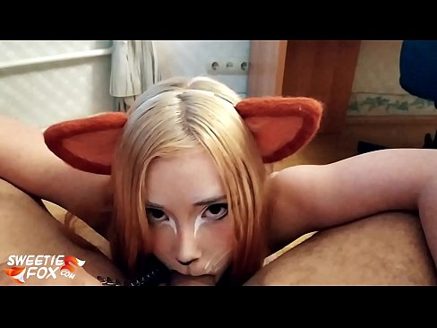 ❤️ Kitsune gëlltit kar dhe sperma në gojën e saj ❤ Vetëm porno tek ne